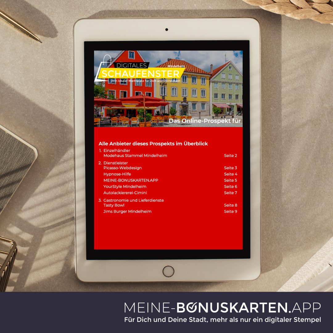 Digitales Online-Prospekt – Bald verfügbar