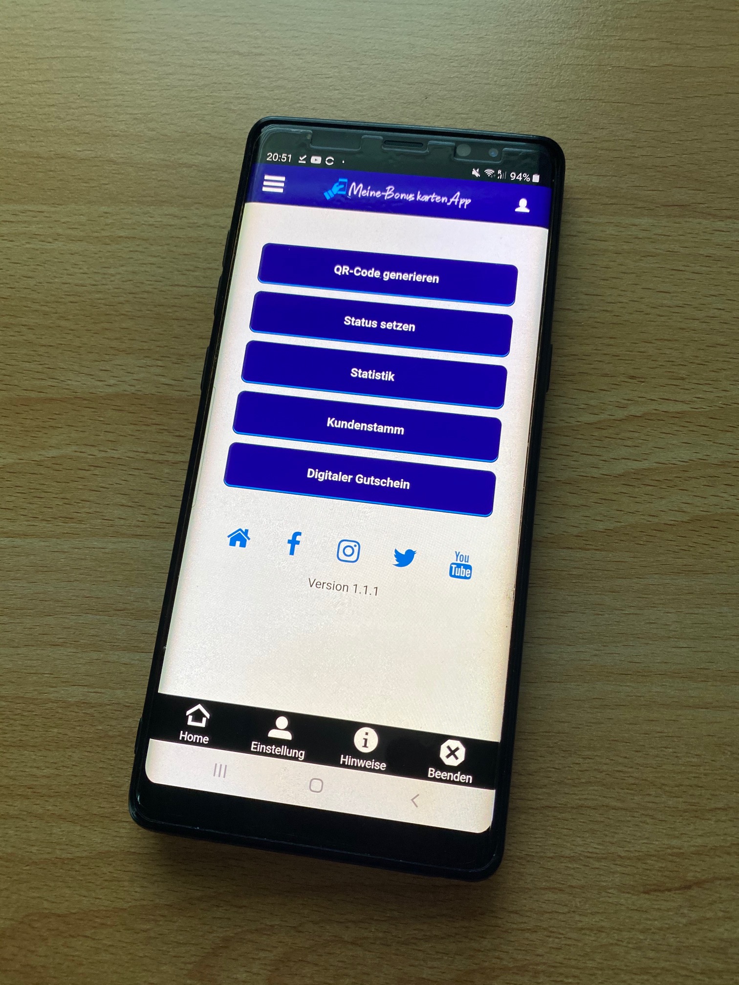 Bald in den Stores vefürgbar - Manager-Bonuskarten.App