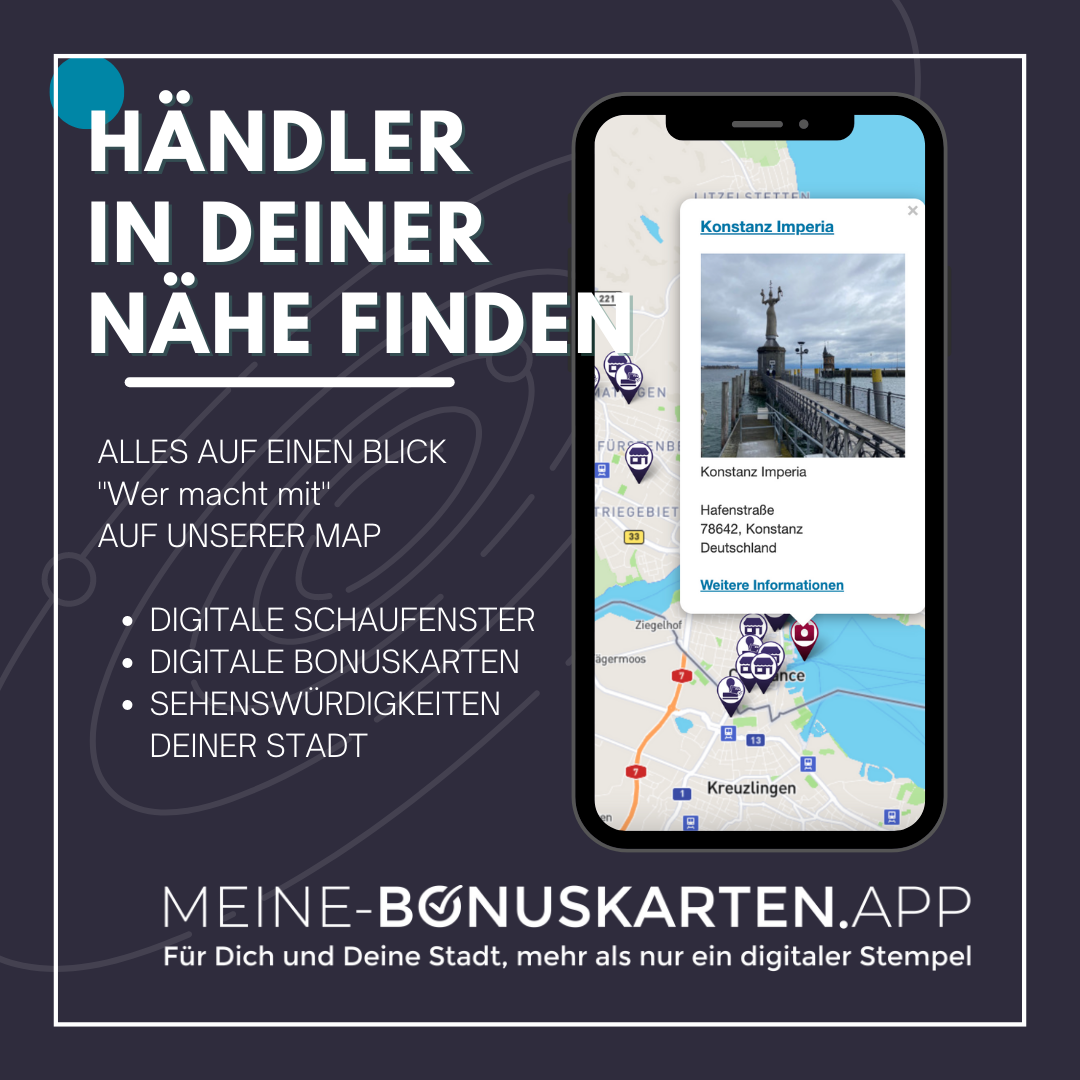 Unsere Digitale Map - mit der Wer macht mit Kartenansicht alles auf einem Blick