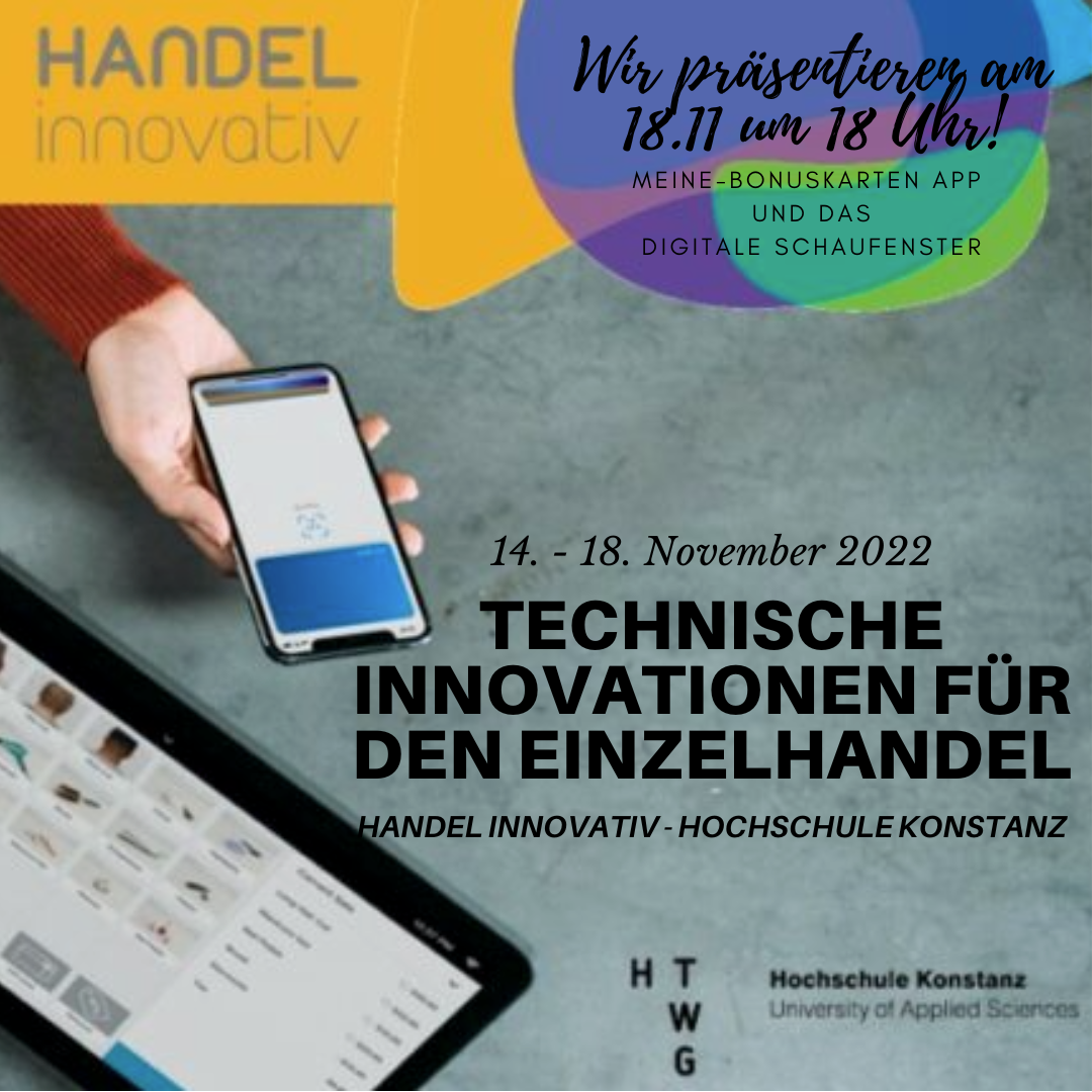 14. – 18. November 2022 - Technische Innovationen für den Einzelhandel