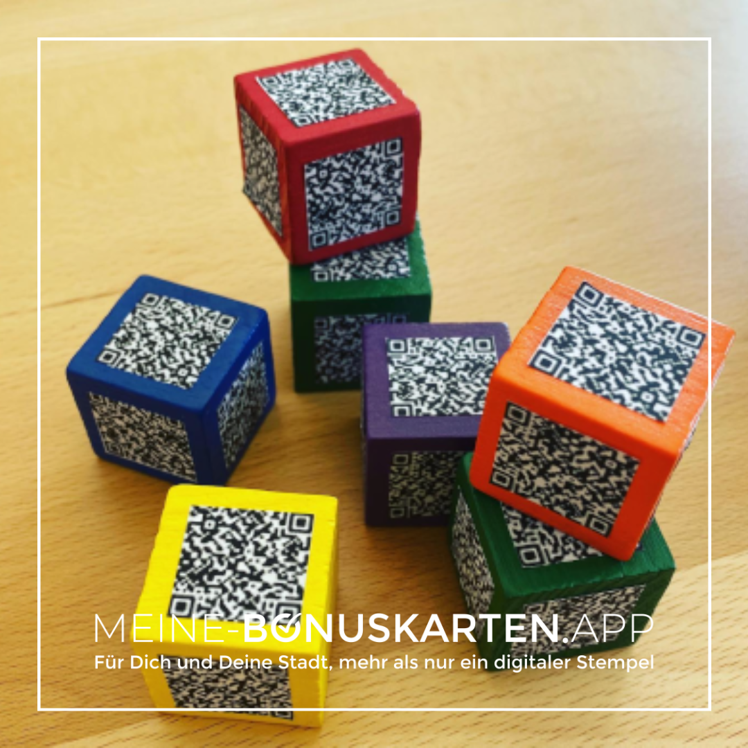QR-Code Würfel – Mehrere Stempel mit einem Scan