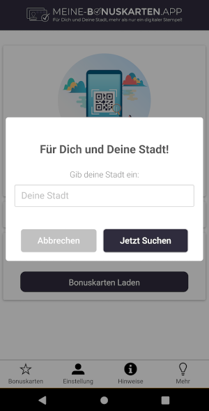 Neues Update 1.6.1 für die Meine-Bonuskarten.App