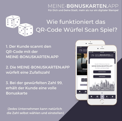 Wie funktioniert das QR-Code Würfel Spiel?
