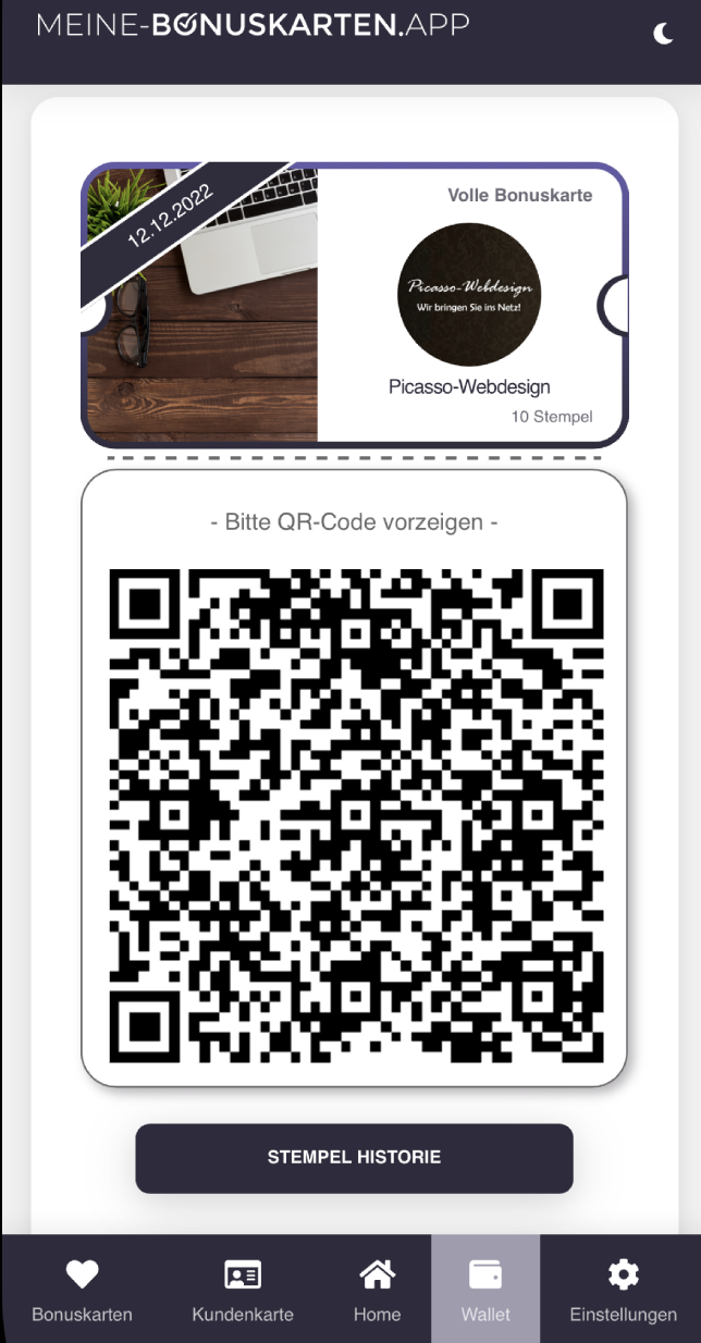 Meine-Bonuskarten.App - Volle Bonuskarten einlösen