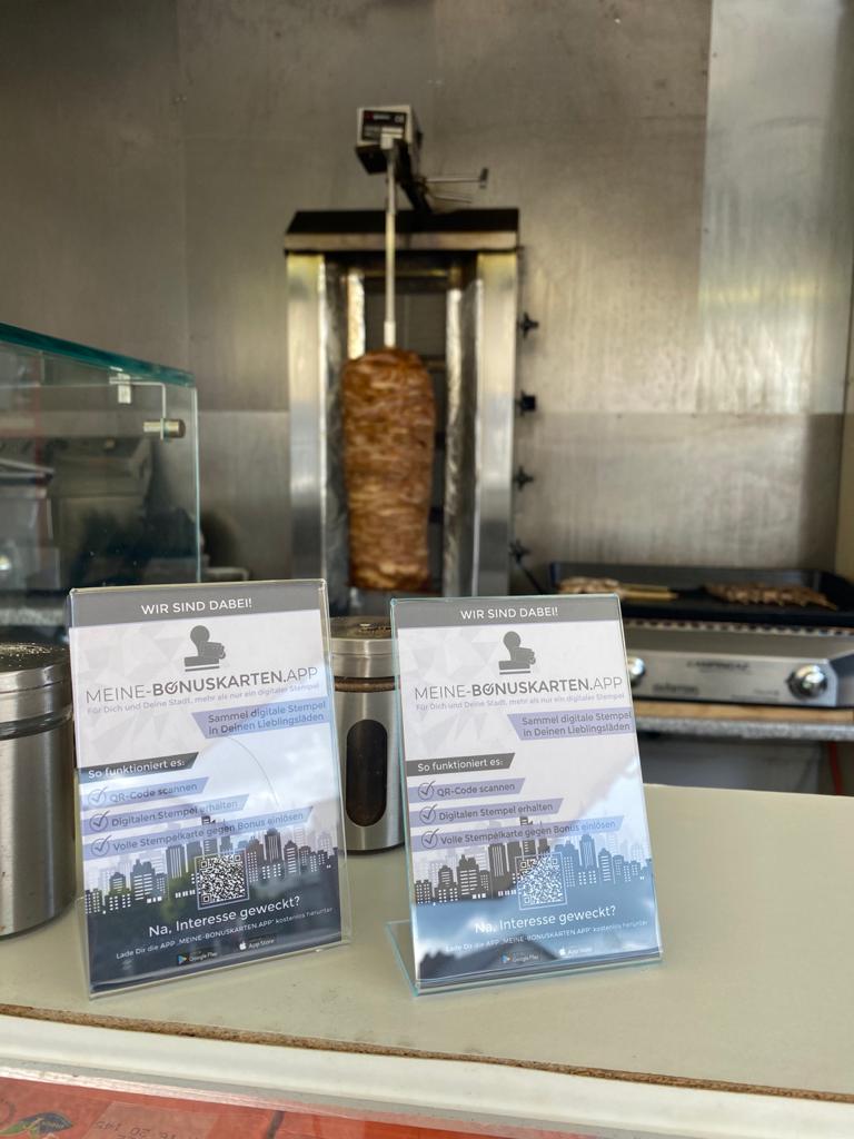 Star Döner in Mindelheim stempelt seine Bonuskarte DIGITAL