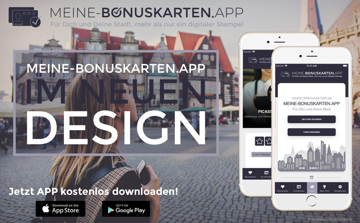 Meine-Bonuskarten.App, ab jetzt Version 2.0.0 im App Store verfügbar